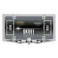 thumbnail image 2 of Skull Adjustable Emblem Chrome License Plate Frame, 2 of 2