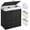 Black, variant on Foldable 110L Wicker Laundry Hamper with Lid, 2 Removable Liner Bags and Handles, 2-Section Handwoven Rattan Basket