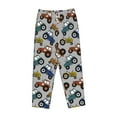 thumbnail image 4 of Goofa Color Tractor Printed Soft Pajama Pants for Women, Wide Leg Comfy Casual Lounge Yoga Pants-Medium, 4 of 9