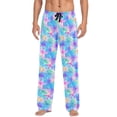 thumbnail image 7 of FORMRS Mens Pajama Pants with Pockets Cotton Sleepwear Lounge Bottoms Sizes S-2XL, Neon Starfish Pattern, 7 of 7