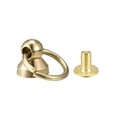 thumbnail image 4 of 0.47-inch O-Ring Button Stud Rivets Screw Back Screws Rivet Gold Tone 10 Pcs, 4 of 5