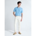 thumbnail image 2 of Free Assembly Men's Wavy Stitch Cotton Polo Sweater with Short Sleeves, Sizes S-3XL, 2 of 6