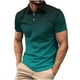 thumbnail image 1 of Blusa y camisa de manga corta con cuello vuelto para hombre, informal, lisa, de manga corta, con botones y cuello vuelto., 1 of 5