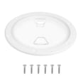 thumbnail image 2 of LOLIPPYY 6 Inch Marine Boat Deck Hatch Cover with Screw, Non- Splashproof Inspection Access Plate for Yacht, Kayak, Sailboat, 2 of 7