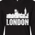 thumbnail image 4 of Inktastic London England City Skyline with Grunge Long Sleeve T-Shirt, 4 of 5