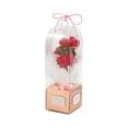 thumbnail image 3 of Ramo de flores con 3 rosas perfumadas y jabón en caja de regalo para San Valentín o aniversario. Clavel rojo, 3 of 9