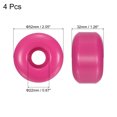 thumbnail image 2 of Unique Bargains Roue de Planche à Roulettes 52mm Roues de Rue pour Skateboards Roue de Croisière 95A, Rouge 4 Pack, 2 of 4
