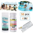thumbnail image 4 of 1 Packs 50PCS Water Quality Test Strips for Pool Spa Drinking Water pH Hardness Chlorine Testing Kit with Fast Accurate Results for Home Lab Aquarium Hydroponics Science Education, 4 of 7