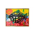 thumbnail image 1 of Cuadro Decorativo Galerias El Triunfo Diseño Pez Negro Fondo De Colores, 1 of 4