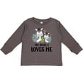 thumbnail image 3 of Inktastic Zebra My Abuela Loves Me Boys or Girls Long Sleeve Toddler T-Shirt, 3 of 5