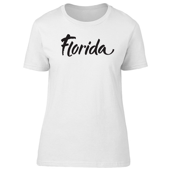 Florida Beach, Cool Travel Quote Tee Women's -Image by Shutterstock