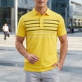 thumbnail image 2 of JAJAHO Polo Shirts For Men Summer Quick Dry Short Sleeve Turndown Collar Casual Breathable Wicking Shirts Comfy Tops, 2 of 4