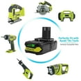 thumbnail image 3 of 4pack 3.6Ah 18 Volt P102 Lithium-Ion Battery For Ryobi 18V One+ Plus P108 P107 P103, 3 of 6
