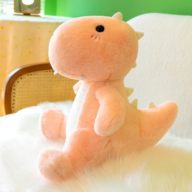 Cute / Soft / Cartoon / Dinosaur Plush Toy / Colorful Candy Color Dinosaur Doll / Children's Birthday Giftpink25cm Deng Xun unisex