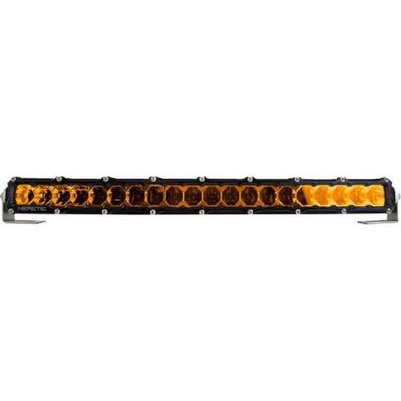 Heretic Studio 52005 6-Series Light Bar - 20in. (22in. x 2in. x 1.5in.) - Black Spot Light with Amber Lens