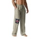 thumbnail image 4 of Pantalones largos para hombre, estampados, con cintura elástica y cordón, informales, holgados, de pierna recta, 4 of 4