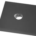 thumbnail image 3 of Placa de unión de aleación de aluminio plana rectangular, resistencia a la compresión, color negro, 2 uds., 3 of 8