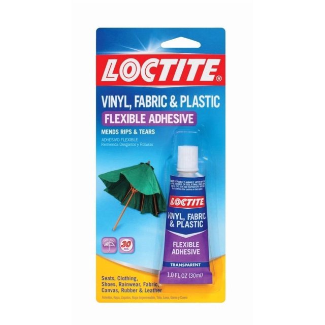 Adhesivo Loctite para vinilo, plástico y tela flexible, paquete de 2