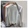 thumbnail image 1 of Suéter de cuello alto para mujer, Jersey de punto elegante, grueso, forrado de terciopelo, cálido, Tops delgados, Jersey de punto, nuevo, Invierno, 1 of 4