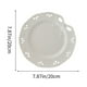 thumbnail image 3 of Fiudx Platos de Lazo Francés, Elegante Plato de Postre de Cerámica, Elegante Plato para Pastel, Versátil Plato para Ensalada de Frutas, Ideal para Comer En Casa, Regalo Perfecto para Familiares y Ami, 3 of 6