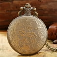 thumbnail image 6 of Vintage bronze carving DAD Fashion Quartz Pocket Watch Give Father Best Pendant Gift Collection Artwork (bronze), 6 of 7