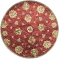 thumbnail image 1 of HomeRoots 352888 Tapis Rond en Laine Rouge de 5 Pi 6 Po, 1 of 1