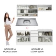 thumbnail image 5 of Cocina Integral Completa Madesa Glamy 200cm Con Tarja BB 09, 5 of 5