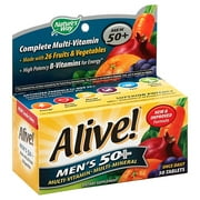 Alive! 50-Count Tablet Senior Mens 50   Multivitamin and Multimineral
