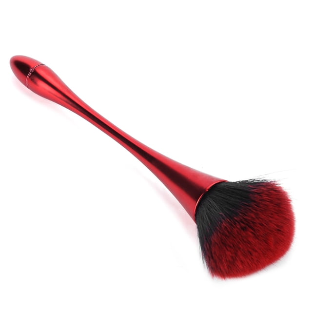 Cepillo para polvo de uñas, cepillo suave para limpiar el polvo de las uñas, cepillo para quitar el polvo de las uñas, cepillo para rubor, funcionalidad versátil