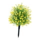 thumbnail image 3 of Arbustos topiarios artificiales de hoja perenne para exterior con estacas para jardín. Amarillo, 3 of 9