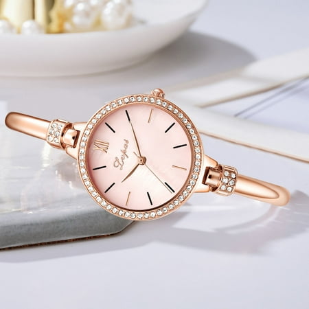 TIHLMK Deals Clearance Watch for Women European and American Fashion Luxury Banquet Jewelry Ladies Watch