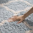 thumbnail image 4 of SAFAVIEH New York Ruben Geometric Quatrefoil Runner Rug, Blue/Ivory, 2' x 8', 4 of 8