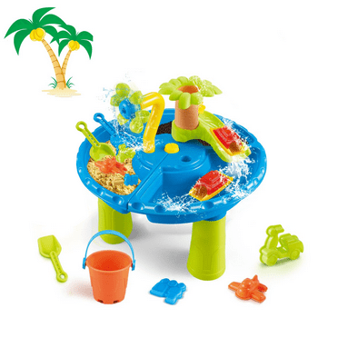 Dolanus 5-Tier Water & Sand Table For Toddlers – Outdoor Sensory Play Toy With Accessories For Kids 3-8 Years