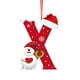 thumbnail image 1 of Adornos navideños, adornos navideños, regalos navideños, árbol de Navidad acrílico 2D, colgante de 26 letras, regalo decorativo, colgantes para fiestas navideñas familiares, objetos colgantes, 1 of 6