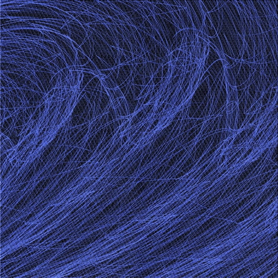 Ahgly Company Indoor Square Patterned Balloon Blue Area Rugs, 4' Square