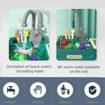 thumbnail image 4 of Simulation kitchen toy Play With Running Water For Kids 3+ 23PCS/Set Plastic Toy With Fruit Vegetable Cutting And Working Tap Toy With Running Water Reusable Water Play Toys Toys and Hobbies, 4 of 7