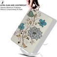 thumbnail image 4 of iPad Mini 7.9 Inch 5 Gen [ Mini 5th Gen 2019 ] A2133 A2124 A2126 MUXH2LL/A MUXF2LL/A MUXG2LL/A Trifold Printed Slim Adjustable Stand Feature Case with TPU Heat Dissipation Back - Watercolor Flowers, 4 of 6