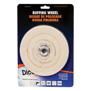 POWERTEC 6 in. Bench Grinder Buffing Wheel Kit with 3-piecs Polishing Compound Set 71631