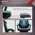 thumbnail image 7 of Waleaf Gaming Chair with Massage, Ergonomic Heavy Duty Design, Gamer Chair with Footrest and Lumbar Support, Large Cushion High Back Office Chair, Big and Tall Computer Chair, 7 of 7