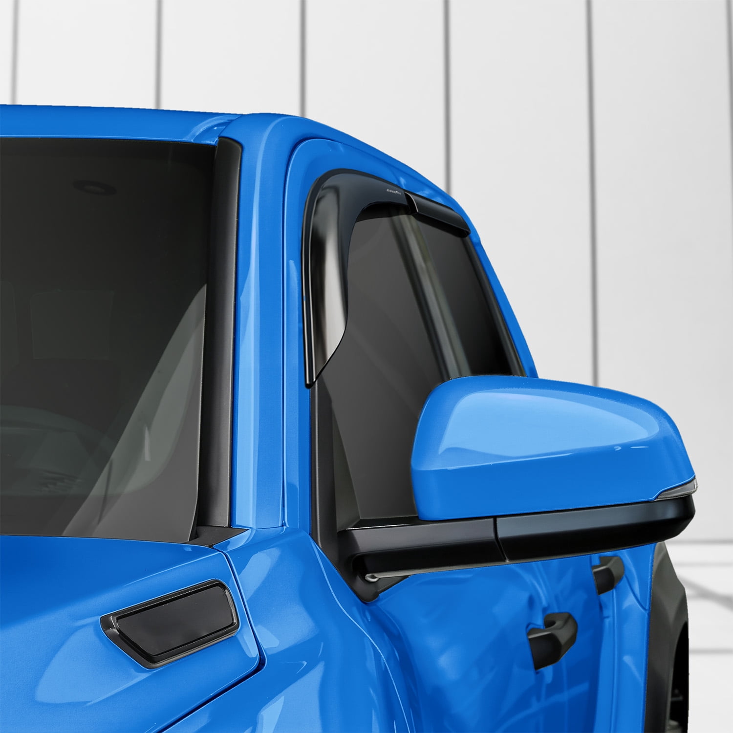 Goodyear Shatterproof in-Channel Window Deflectors for Toyota Tacoma Double Cab 2024-2026, Rain Guards, Window Visors for Cars, Vent Deflector, Car Accessories, 4 pcs - GY008781