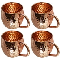 4 pack Pure Copper Moscow Mule Mugs - by SciencePurchase