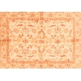 thumbnail image 1 of Ahgly Company Indoor Rectangle Oriental Orange Modern Area Rugs, 6' x 9', 1 of 4