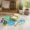 thumbnail image 4 of Cook with Color 20-Piece Kids Plastic Bento Box Lunch Container Set with Sandwich Cutters, Dino, 4 of 5
