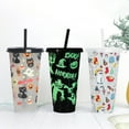 thumbnail image 5 of OOKWE Christmas Color Changing Cups Tumbler with Lid Straw Reusable Cups Coffee Cup Travel Water Tumbler 3 Styles for Children, 5 of 11