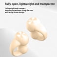 thumbnail image 5 of Bone Conduction Headphones,Open Ear Headphones Bluetooth5.4 with Mic,Wireless Headphones 10H Playtime, Waterproof Sport Headphones Suitable for Running,Cycling, Outdoor Sports,Beige, 5 of 8