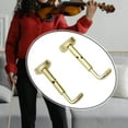 thumbnail image 6 of Dualoai 2x 4/4 Violin Chin Rest Clamp Screws Hardware Professional Easy Installation Gold, 6 of 9