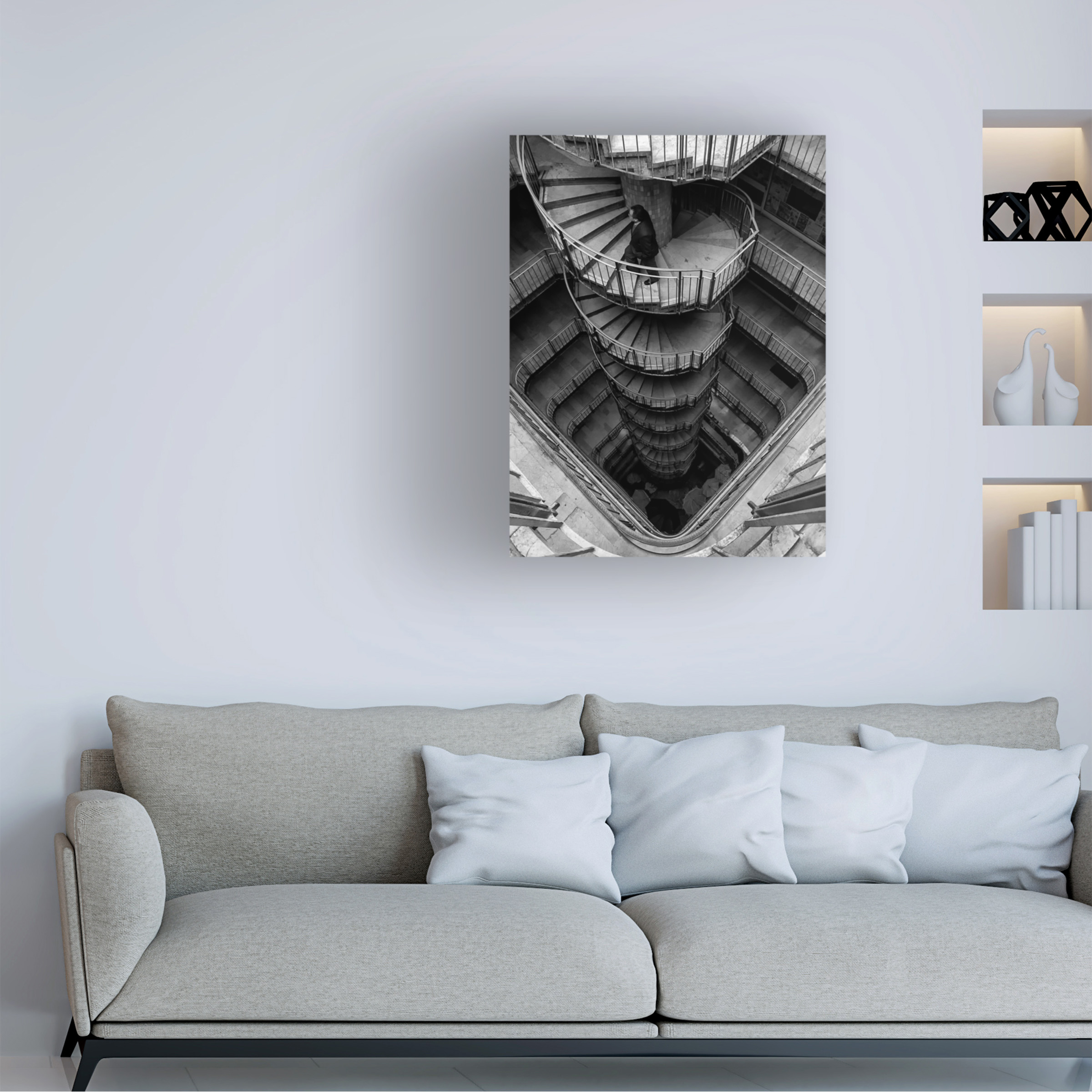 Alphan YILMAZMADEN 'vertigo' Canvas Art