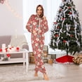 thumbnail image 5 of joogoo Christmas Santa Disco Balls Unisex Adults Onesies Pajamas Jumpsuits L, 5 of 7