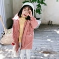 thumbnail image 4 of Kids Children Baby Winter Solid Warm Girls Boys Hooded Jackets Outerwear Coats, 4 of 8
