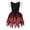 Red, variant on YAYUBA Toddler Girls Pirate Role Play Dress Up Dresses Flutter Sleeve Halloween Party Dress Halloween Gifts, Red, M